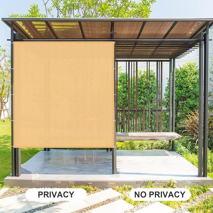 Cool Area Sun Shade Cloth with Grommets 11×17 FT Shade Panel Shade Tarp Screen - Image 2