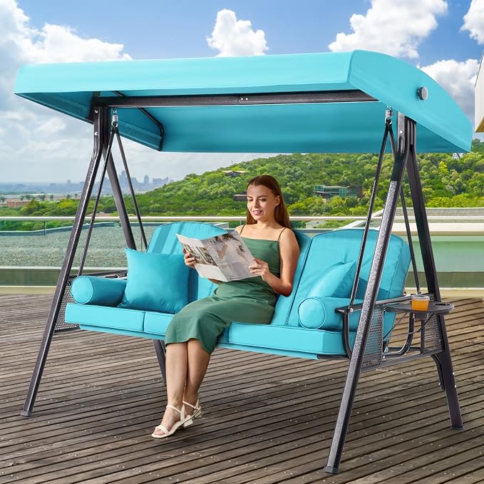 3 in 1 Outdoor Porch Swing by YALISSEY