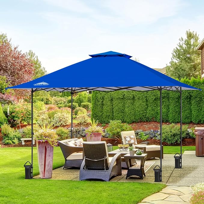 EAGLE PEAK 13x13 Straight Leg Pop Up Canopy Tent Instant Outdoor Canopy Easy - Image 5