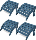 KINGYES Folding Adirondack Ottomans Set of 4 by KINGYES