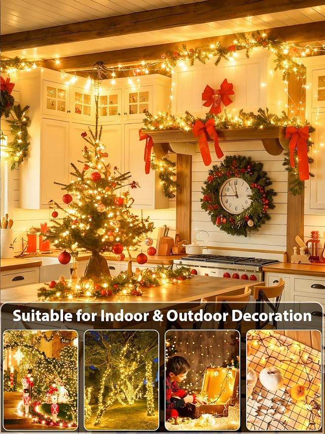 Super-Long 165FT 500 LED Christmas Tree Decor String Lights Indoor Outdoor - Image 5