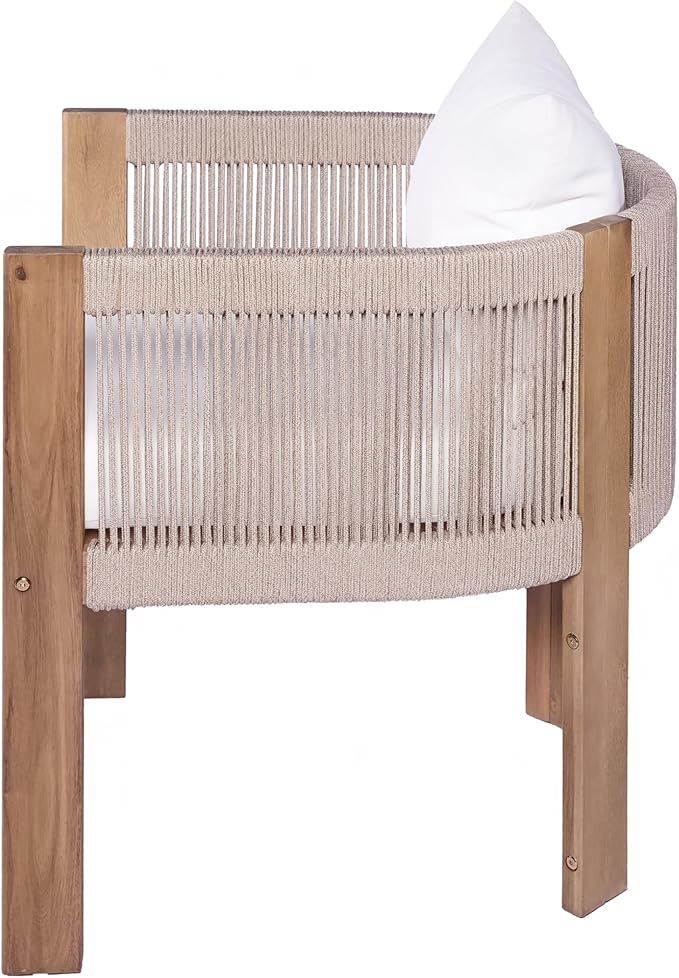 Christopher Knight Home Matera Dining Chair Set of 2, Acacia Wood Outdoor - Image 12