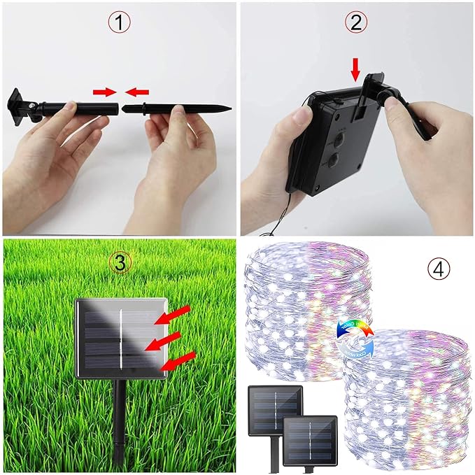 Solar String Lights Outdoor, Fairy Light - Image 7