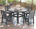 AMERLIFE 5 Piece HDPE Outdoor Dining Table & Chairs Set, All-Weather Patio by AMERLIFE