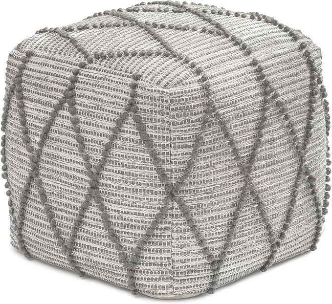 Anji Mountain 100% Handmade & Handcrafted Comfortable Home Décor Pouf Ottoman by AnjiMountain