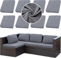 Outdoor Cushion Covers Set, Replacement by SUKAIKEQA