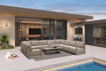 PURPLE LEAF Patio Furniture Set U-Shaped Outdoor Couch by Unknown