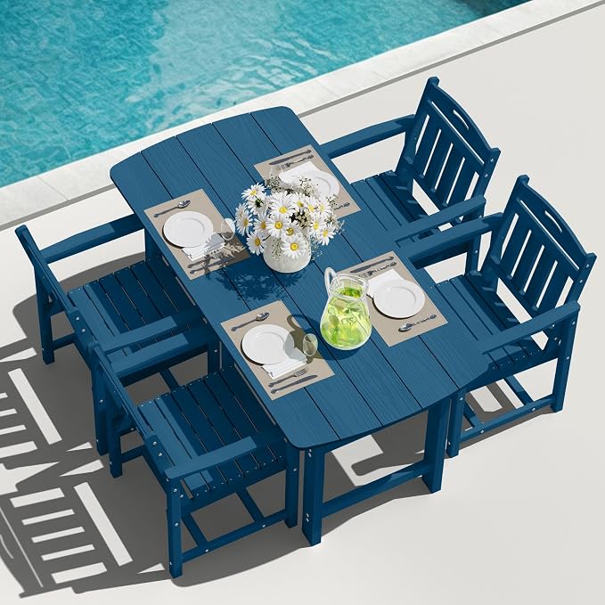 HDPE Outdoor Patio Dining Set by Suunyn