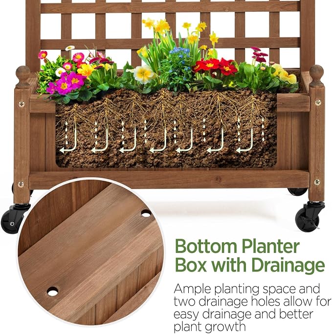 Yaheetech 2pcs 50" H Raised Garden Bed - Image 4