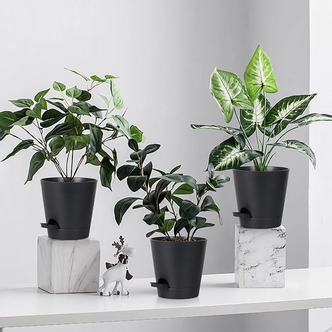 5 Pack 5 inch Self-Watering Pots, African Violets Planter - Image 9