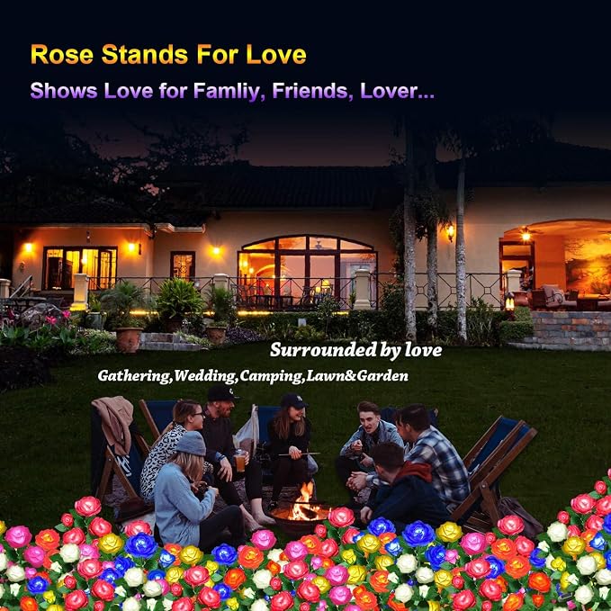 Solar Flower Lights Outdoor - Image 4