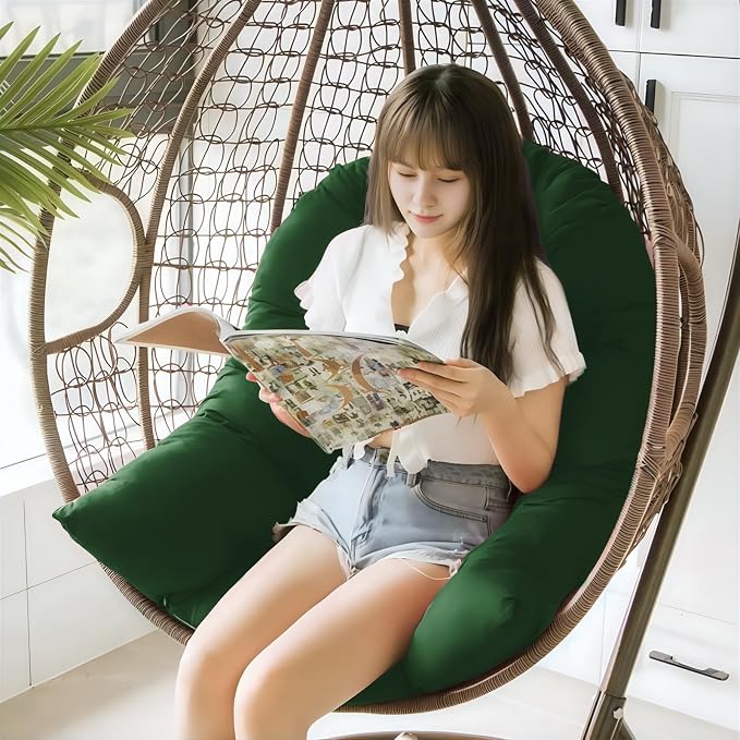 Egg Chair Cushion Replacement, Waterproof Outdoor Hanging Egg Chair Cushion - Image 3
