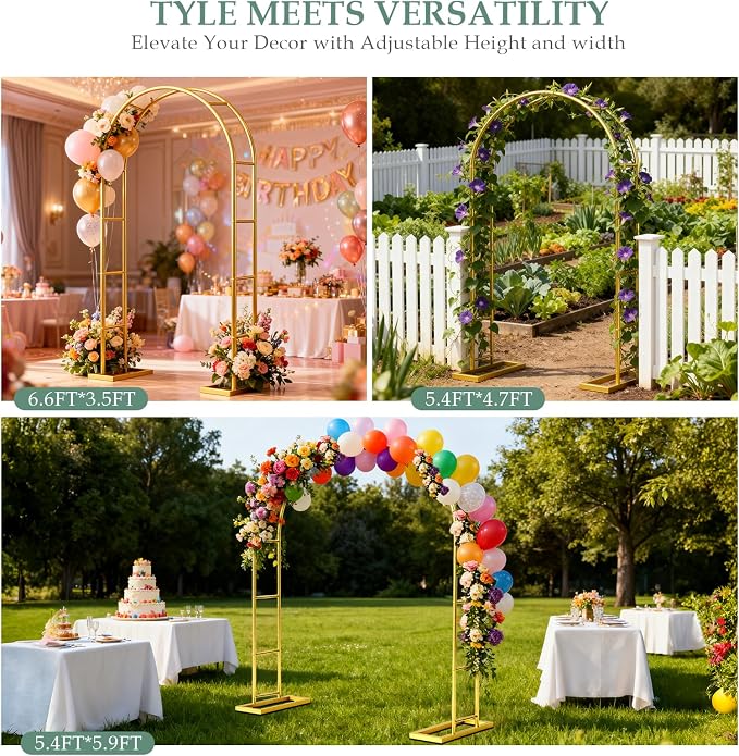 Wedding Arch 6.6FTx3.5FT, Garden trellis - Image 3
