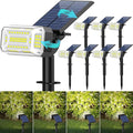 102 LEDs Solar Spot Lights Outdoor, Solar Spotlights Waterproof IP65, by KIPEINI
