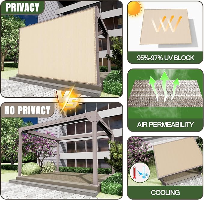12'x 16' Pergola Shade Cover - Image 4