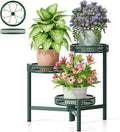 Plant Stand Indoor Outdoor, 3 Tier Corner Metal Flower Display Holder Shelf by Unknown