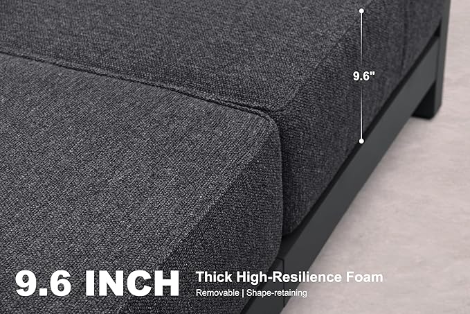 PURPLE LEAF Patio Furniture Set L-Shaped Outdoor Couch - Image 2