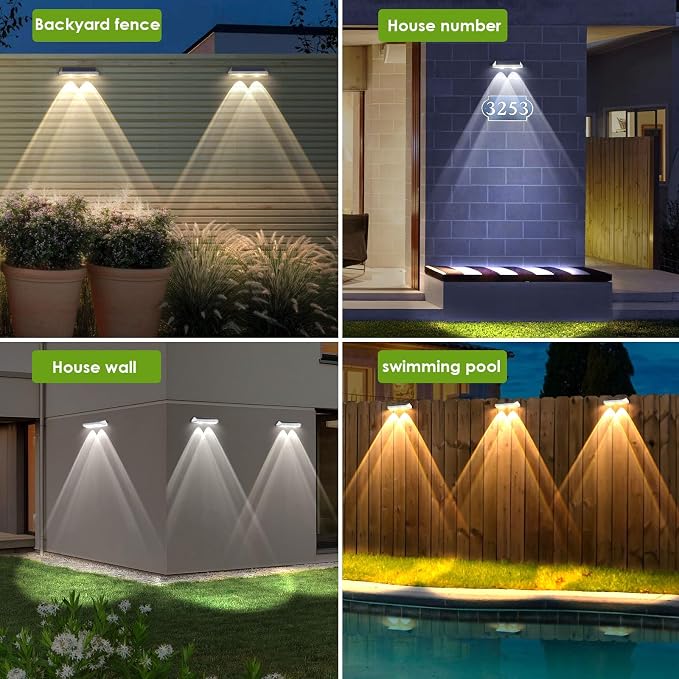 2 Pack Solar Fence Lights - Image 6