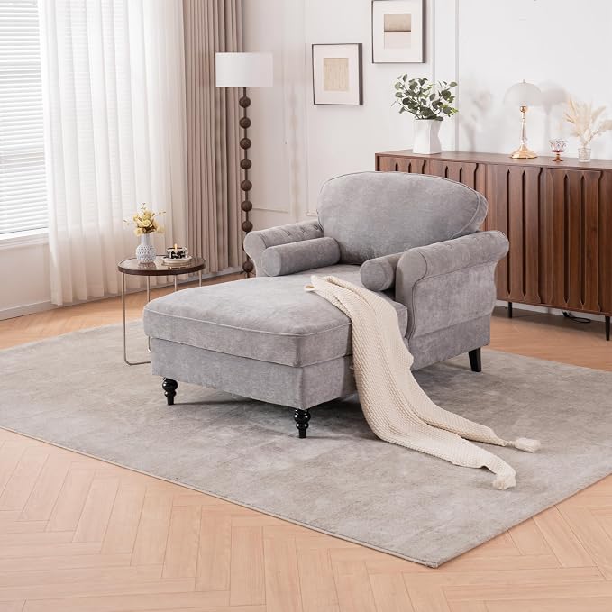 GDFStudio Chenille Recliner Sofa Chair - Image 3