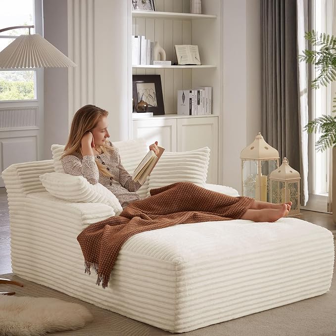 ODUWA Oversized Chaise Lounge Chair Indoor, Sofa Bed by ODUWA