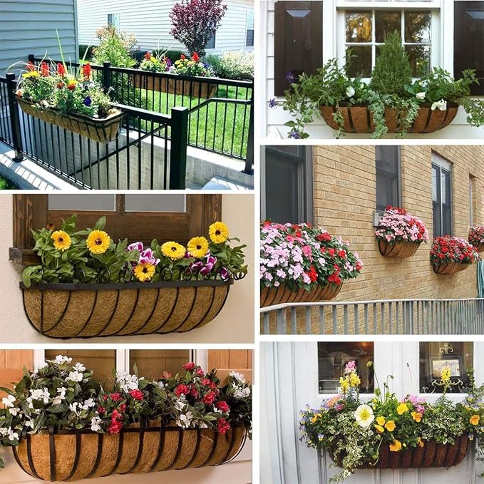 2pcs Trough Coco Liner 30 inch Wall Planter Replaceable Coco Liner - Image 3