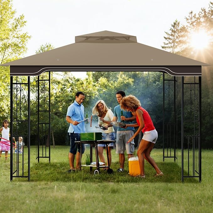 Replacement Gazebo Canopy for 10 x 12 Regency II Patio Gazebo Model L-GZ798PST - Image 7