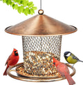 Bird Feeders for Outdoors, Heavy Duty Metal Wild Finch Feeder for Sparrow by KIMCHOMERSE