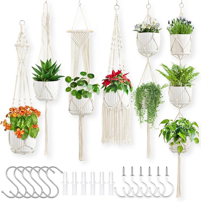 Macrame Plant Hangers by TAOZIM