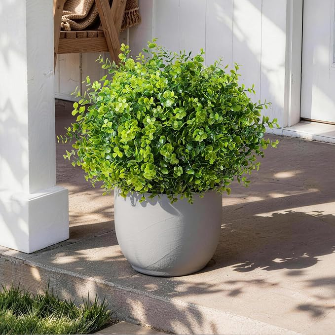 Artificial Faux Outdoor Plants for Spring Summer Decoration, 12 Bundles Fake - Image 4