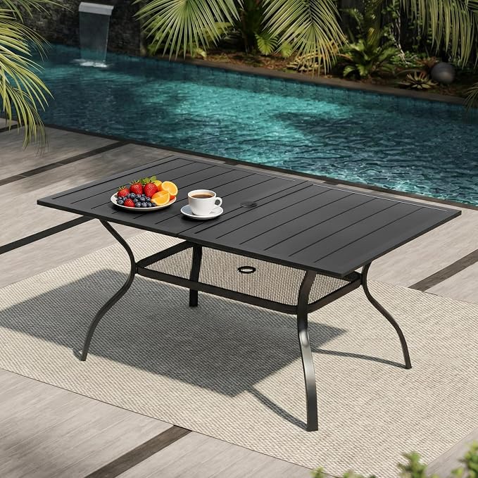 VINGLI 59" Rectangle Patio Table - Image 2