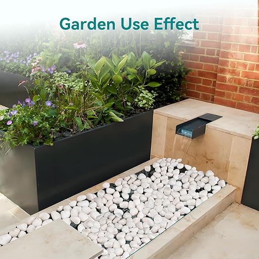20 lbs White Rocks for Landscaping, 1-2 inch Decorative Rocks for Plants Indoor - Image 4