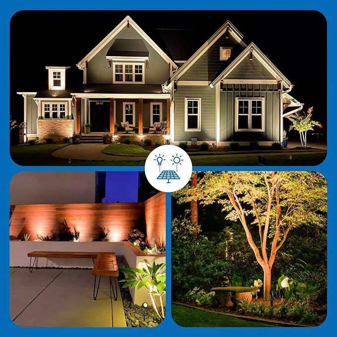 ALOVECO Solar Spot Lights Outdoor 4-in-1 Solar Powered Spotlights IP65 - Image 2