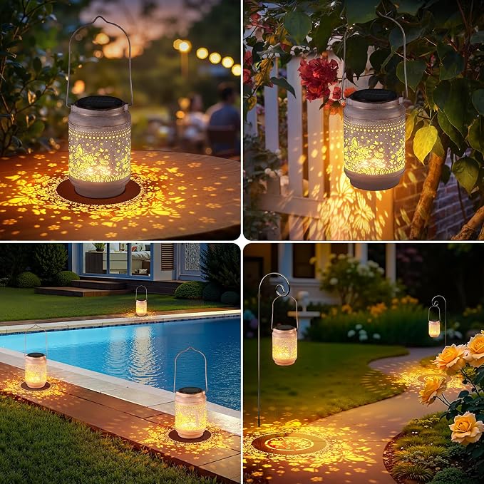 KOOPER Solar Lanterns Outdoor Waterproof Birthday Gifts - Image 8