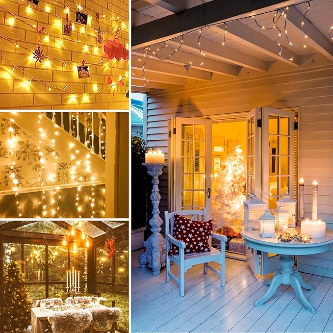 Super-Long 180FT 500 LED Christmas String Lights Indoor Outdoor, 13 Modes Warm - Image 8