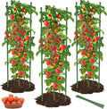 3 Pack Tomato Cages for Garden, 51in*13in Adjustable Tomatoes Plant Stakes by MYMULIKEHOME