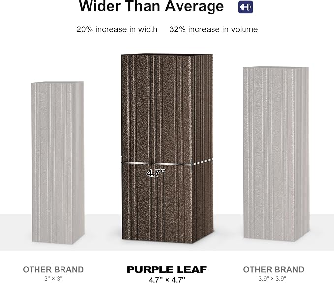 PURPLE LEAF Hardtop Gazebo 10' X 13' Galvanized Steel Roof - Image 6