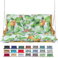 Porch Swing Cushion with Backrest, Waterproof Bench Cushion by NANGELRN