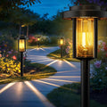 GIGALUMI Solar Pathway Lights Outdoor, 8 Pack Waterproof IP65 Solar Powered by GIGALUMI