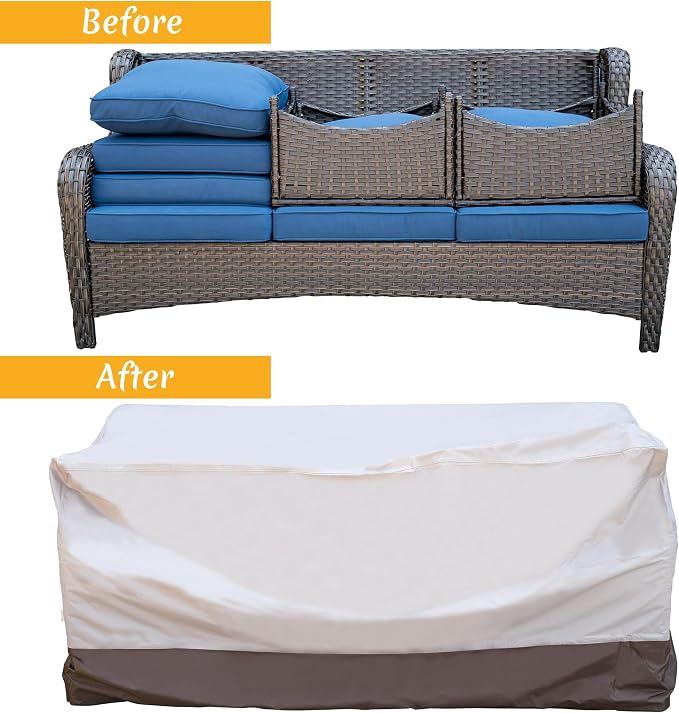 ovios Patio Furniture Covers, Outdoor Waterproof Cover - Image 7