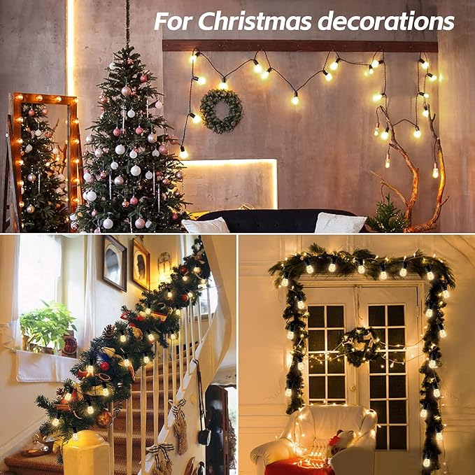 BRIMAX 24.6Ft USB Powered String Lights, 10 LED Bulbs Waterproof & Shatterproof - Image 6
