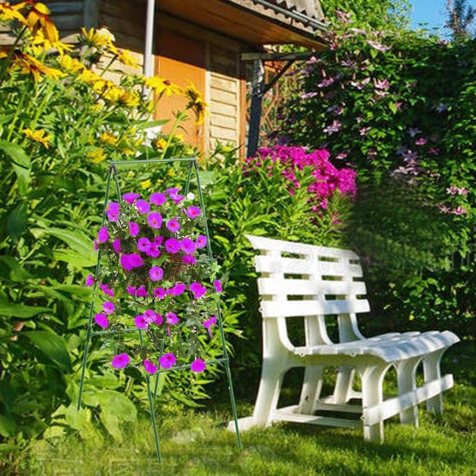 Garden Cucumber Trellis for Climbing Plants Outdoor, 47x16 inch A Frame - Image 6