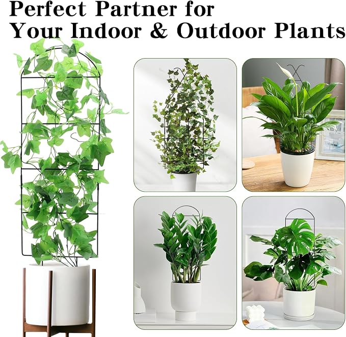 ZOUTOG Trellis for Climbing Plants Indoor 4 Pack 30 Inch, Rustproof Metal - Image 5