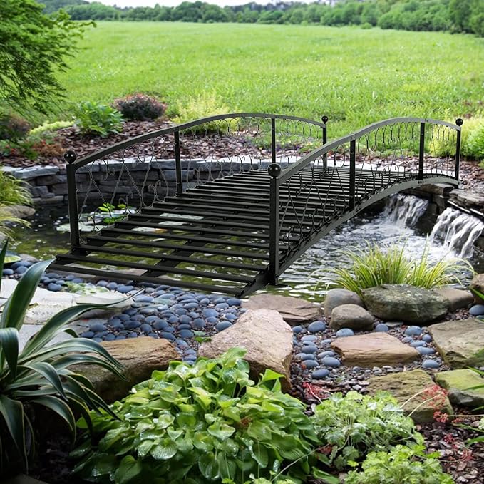 Garturects Metal Garden Bridge 8 FT - Image 2