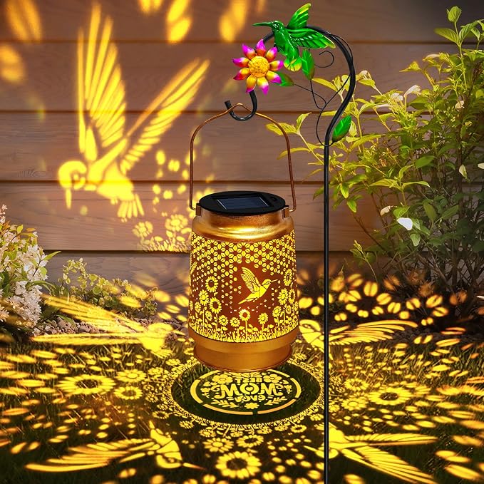 Solar Lanterns Outdoor Waterproof Hummingbird by EDOF