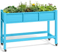 YITAHOME Raised Garden Bed HDPE, Aruba Blue by YITAHOME