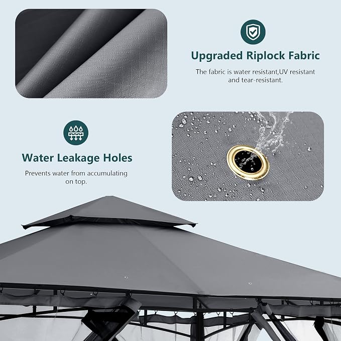 MASTERCANOPY Outdoor Garden Gazebo - Image 3