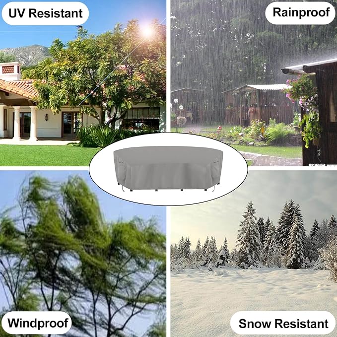 OutdoorLines Waterproof Curved Outdoor Sectional Cover - Image 7