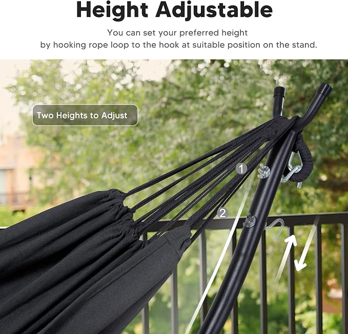SUNCREAT Hammocks Standing Patio Hammock, Portable Hammock - Image 6
