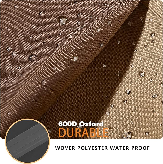Round Patio Table Cover 50"DIA x 23"H, 100% Waterproof, Heavy Duty - Image 8