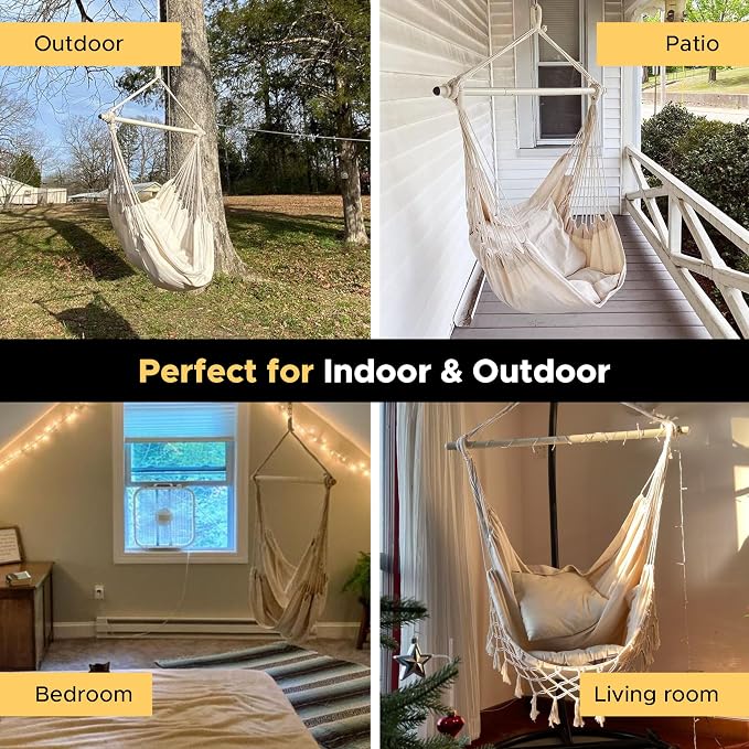 MIZTLI Hammock Chair Swing Indoor Hammock - Image 6